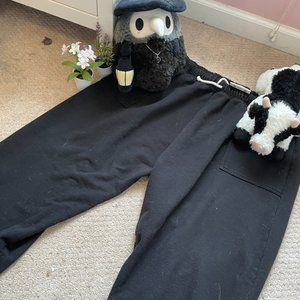 big bud press black sweatpants old style 5xl plus size